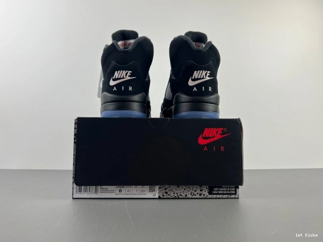 1st Kicks Metallic 605 Air HF3975- Black 5 Reimagined StreetReady Jordan 1104